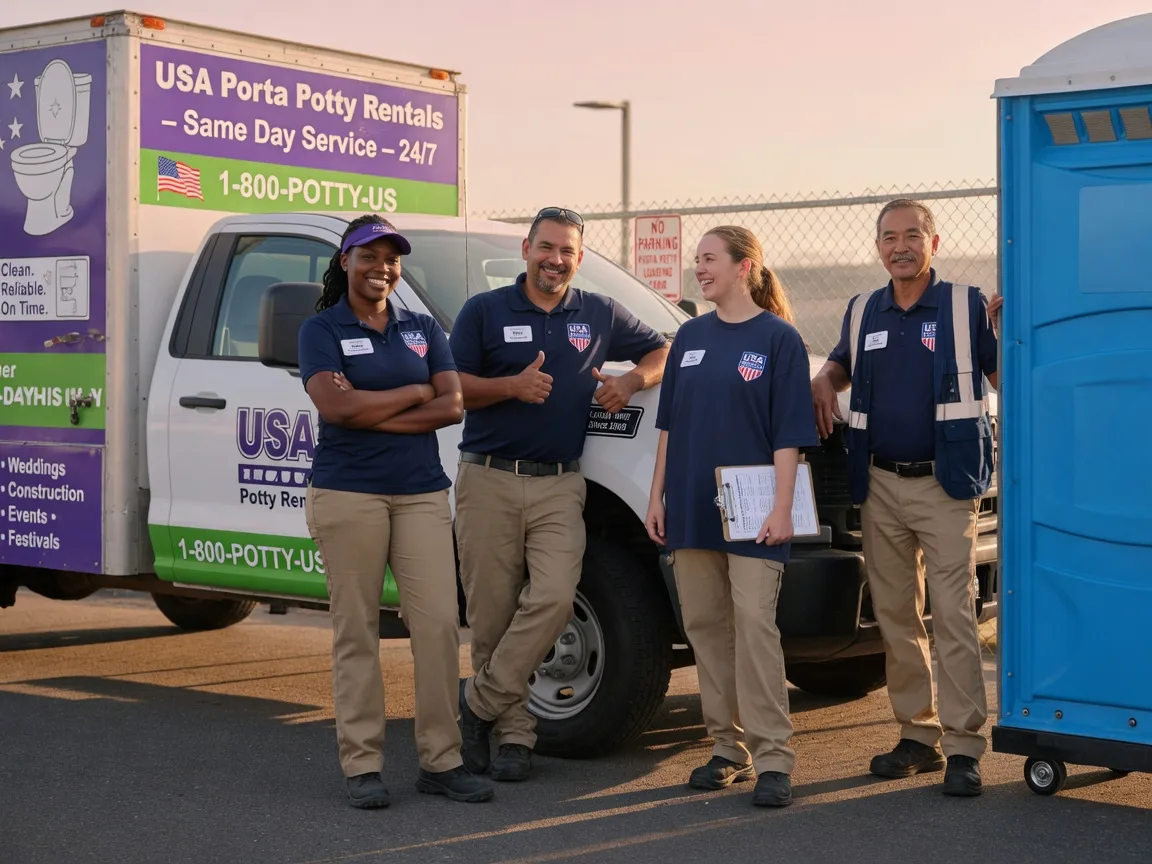 Porta Potty Rental company in Ecru, MS